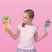 COCO Surprise Fantasy series 1 Plush Toys with Baby Collectible Surprise in Cone by ZURU - 1 per order, colour may vary (Each sold separately, selected at Random))