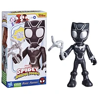 Marvel Spidey and His Amazing Friends Supersized Black Panther 9-inch Action Figure, Preschool Toys, Super Hero Toys for 3 Year Old Boys and Girls and Up