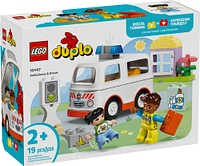 LEGO DUPLO Ambulance et chauffeur Jouet éducatif qui propose un jeu de simulation imaginatif pour les tout-petits 10447