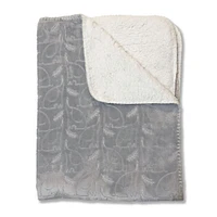 Koala Baby - Embossed Blanket Grey