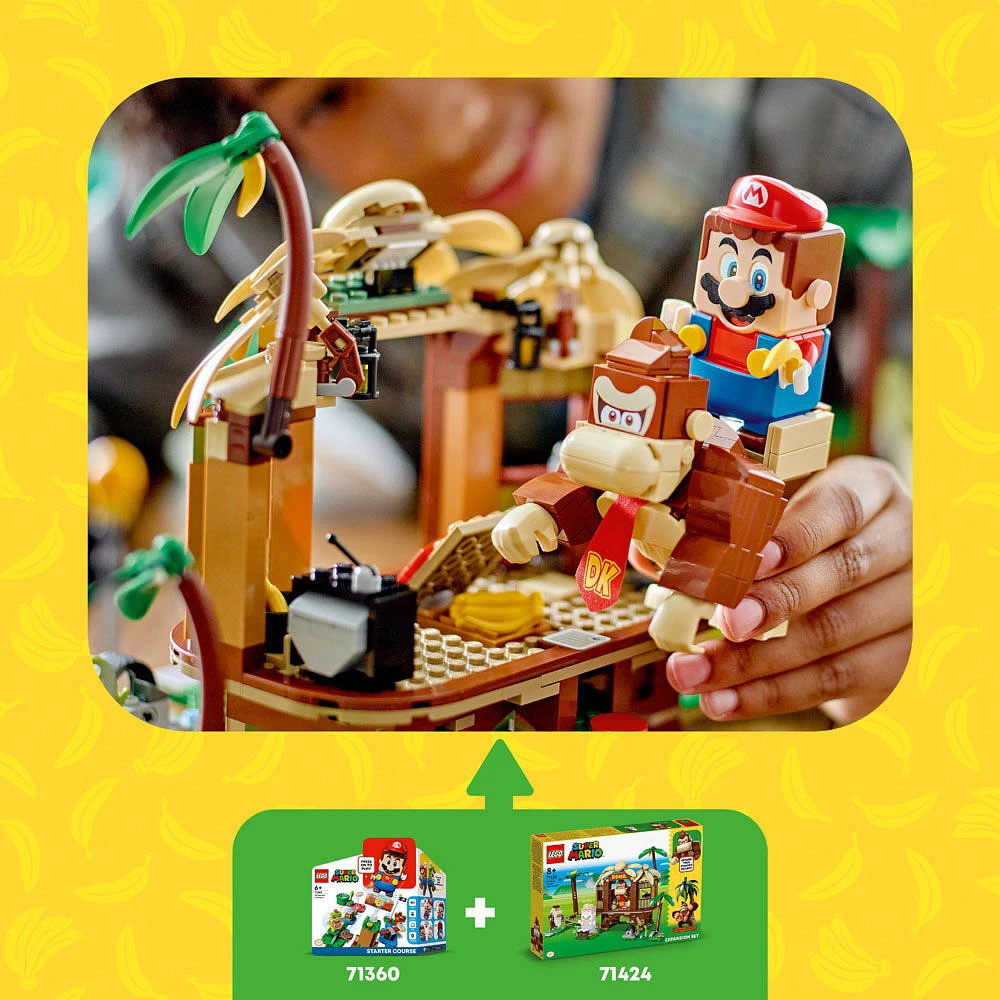 LEGO Super Mario Donkey Kong's Tree House Expansion Set 71424 Building Toy Set (555 Pieces)