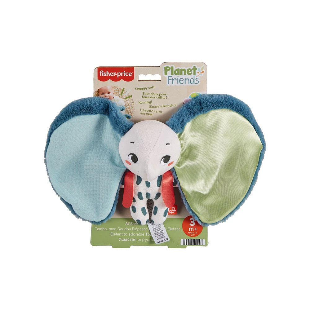 Fisher-Price  Planet Friends  Tembo, mon Doudou Éléphant, sensoriel