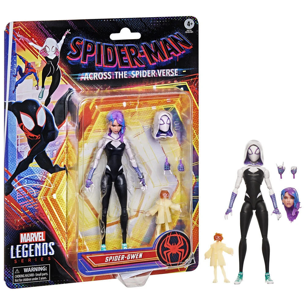 Marvel Legends Series Spider-Gwen, Spider-Man: Across the Spider-Verse Collectible 6 Inch Action Figure