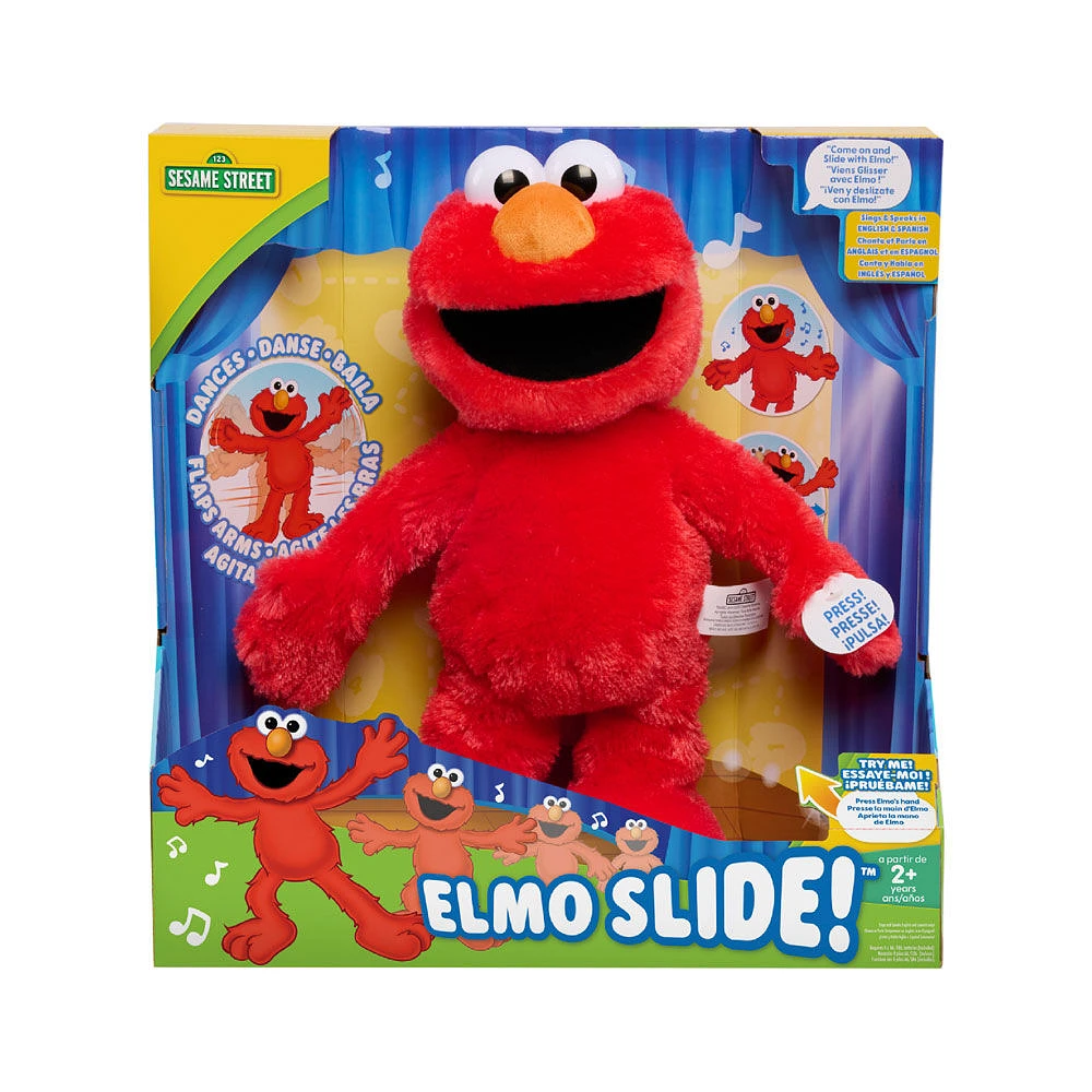 Sesame Street Elmo Slide Plush - English Edition - R Exclusive