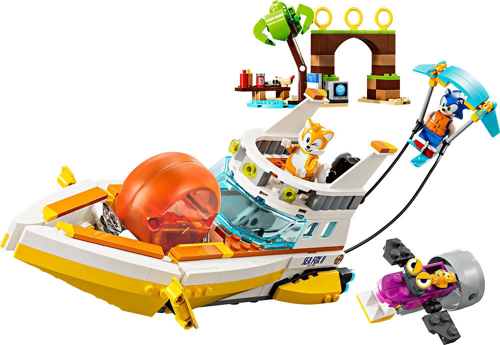 LEGO Sonic the Hedgehog: Tails' Adventure Boat Building Set, Video Game Toy, 76997