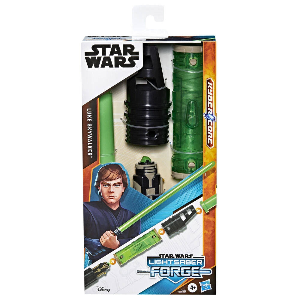 Star Wars Lightsaber Forge Kyber Core Luke Skywalker, Green Customizable Lightsaber