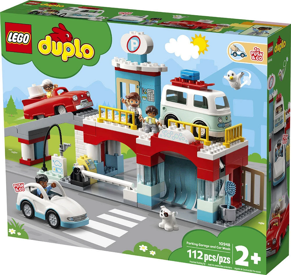 LEGO DUPLO Town Parking Garage and Car Wash 10948 (112 pieces)