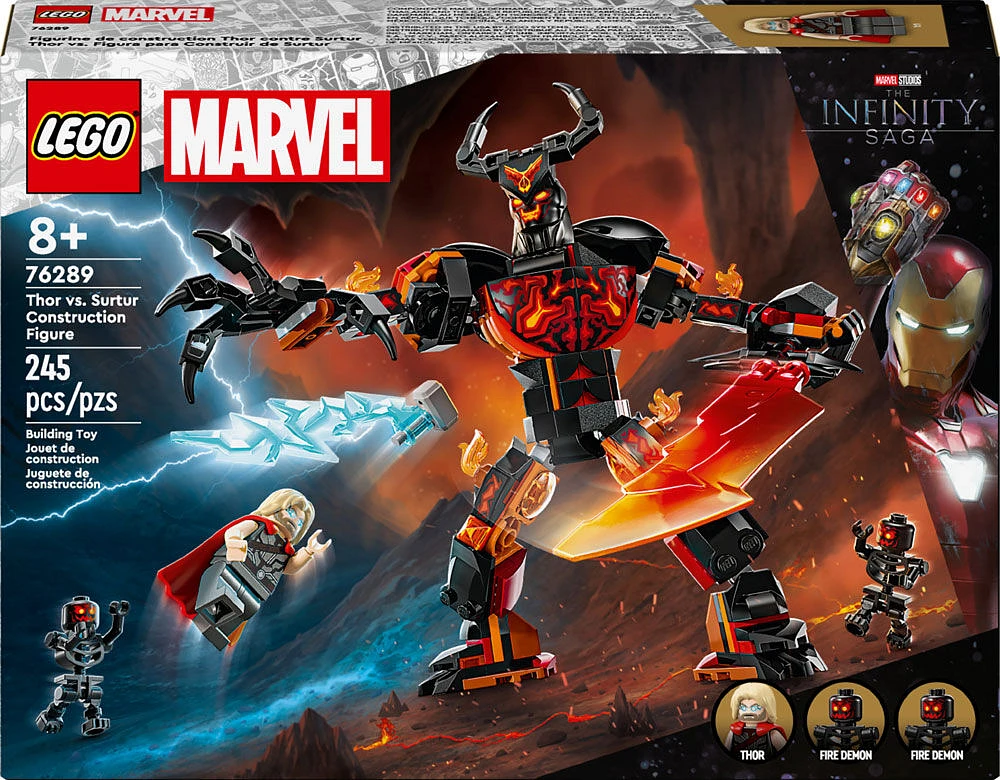 LEGO Marvel Figurine de construction Thor contre Surtur 76289