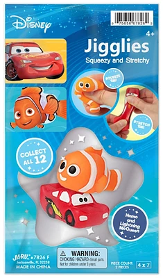 Disney Jiggly 2pk - Nemo / Lightning Mcqueen