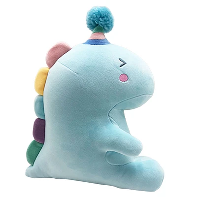 12.5" Yabu Grande Fête Dino-Bleu Peluche