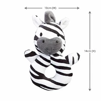 Little Lot Baby's First Rattle - Zebra - Notre exclusivité