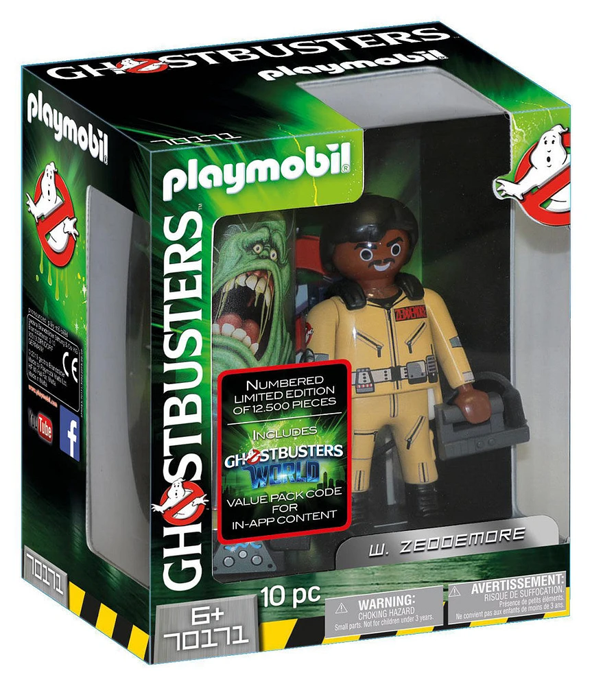 Playmobil - Ghostbusters Collection Figure W Zeddemore