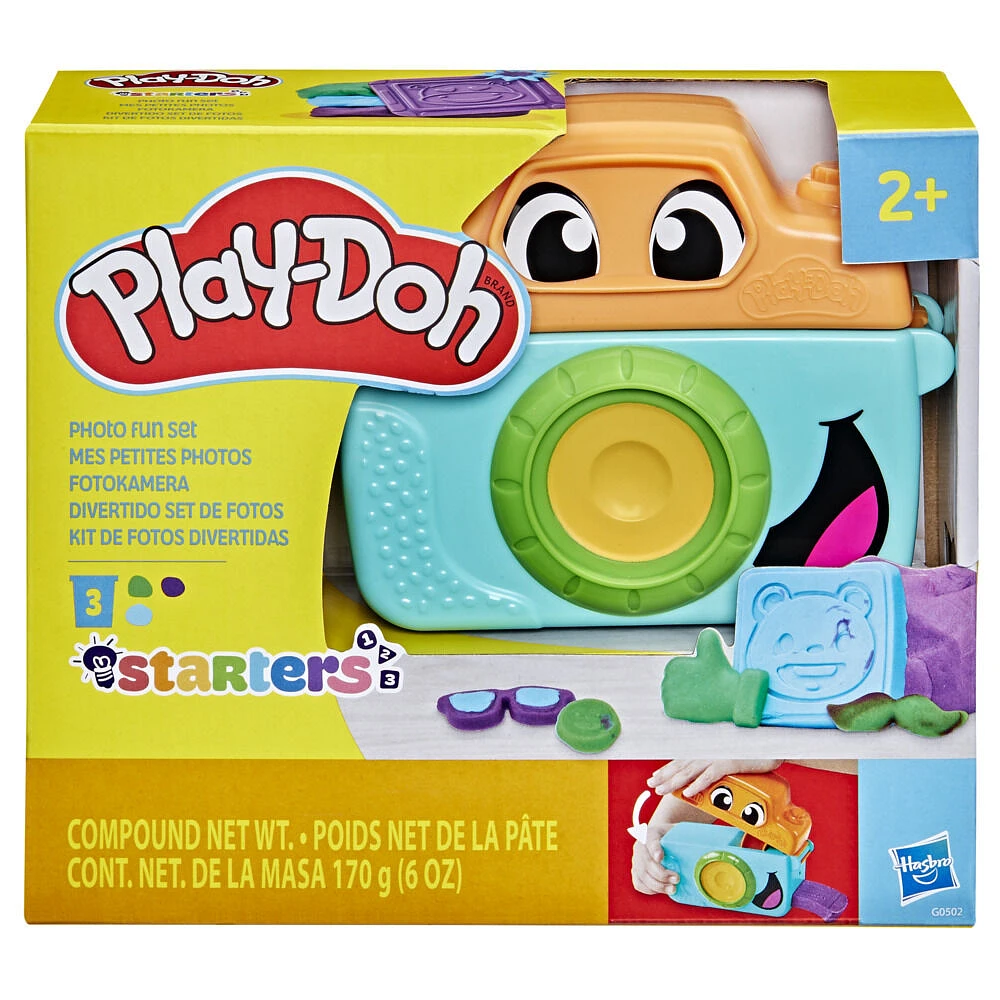 Play-Doh Starters Mes petites photos, coffret de pâte à modeler, appareil photo factice