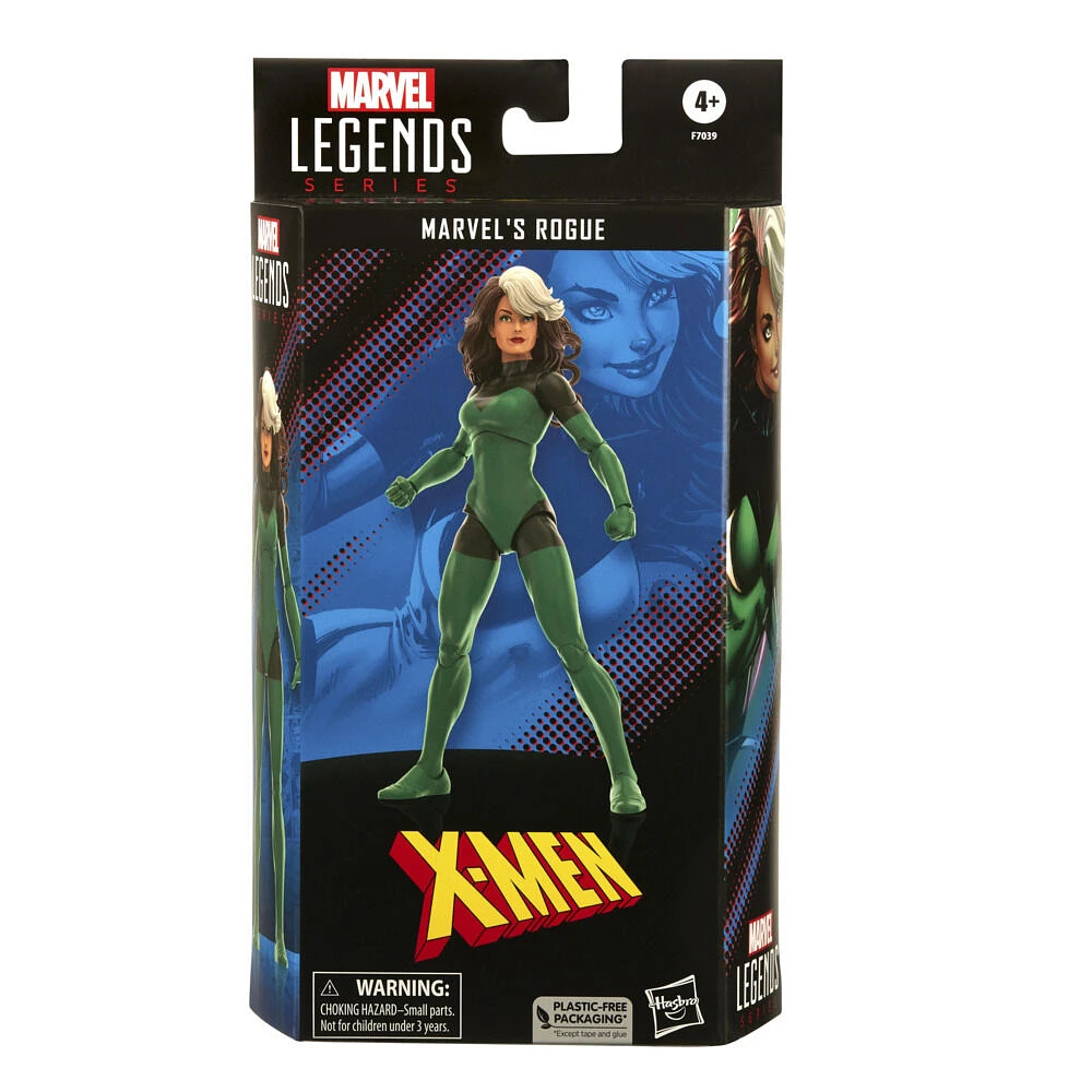 Hasbro Marvel Legends Series, Marvel's Rogue de Uncanny X-Men, figurine de collection de 15 cm avec 2 accessoires