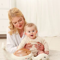 Cloud b Tranquil Whale Bundle w/Baby Plush Rattle Night Light w/ Under Water Effect and Music