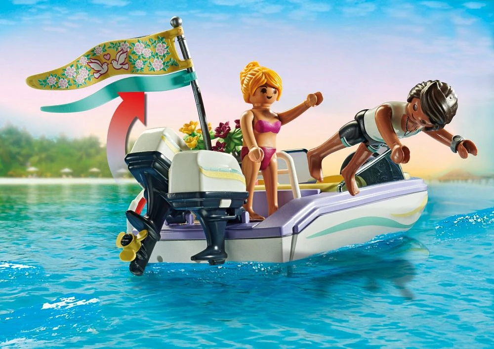 Playmobil - Mariés et bateau