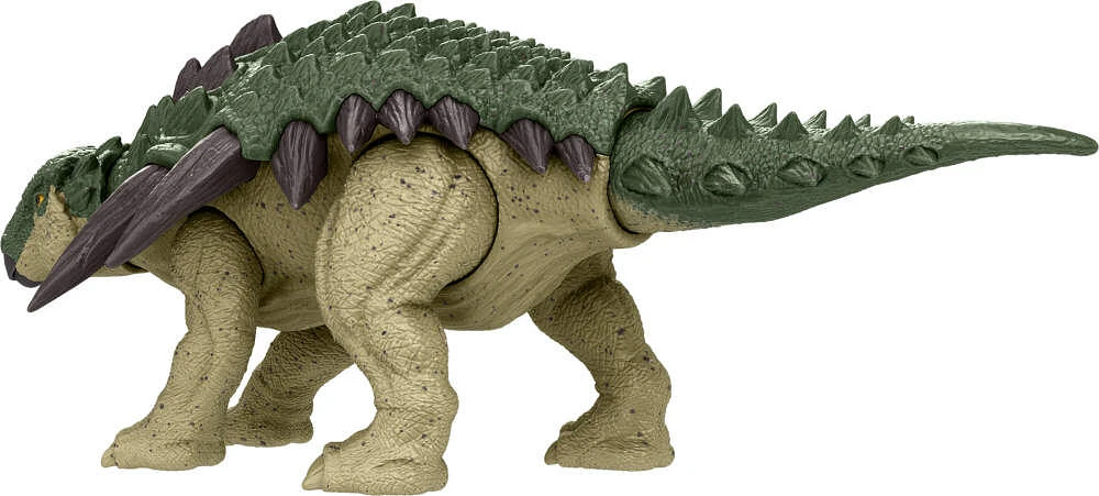 Jurassic World Rebirth Frenzy Pack Edmontonia Dinosaur Figure, Authentic Toy, Digital Play