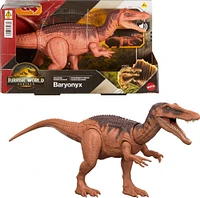 Jurassic World Rebirth Wild Roar Baryonyx Dinosaur Toy, Tail Controlled Attack Chomp & Sound