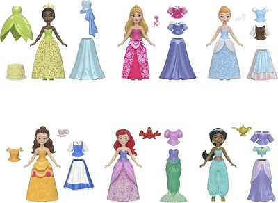 Disney Princess Toys, Princess Dolls and Fashions Set, Gifts for Kids