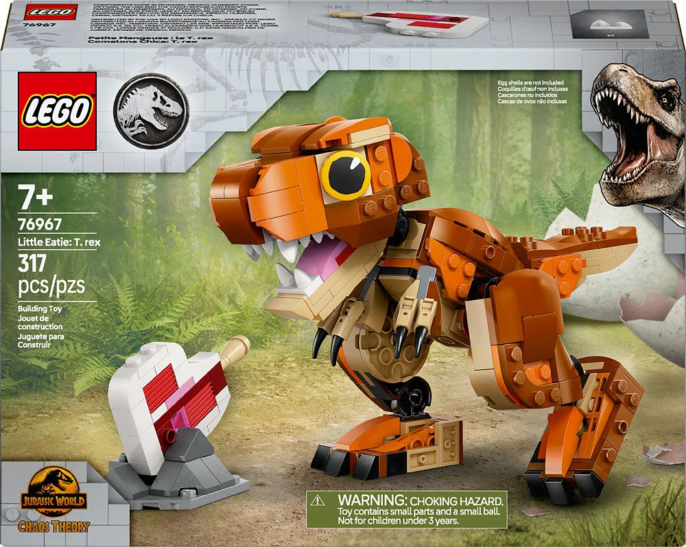 LEGO Jurassic World Petite Mangeuse : le T. rex, Ensemble de construction préhistorique 76967