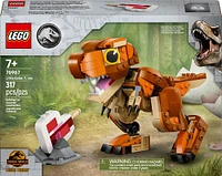 LEGO Jurassic World Little Eatie T Rex Toy - Dinosaur Building Toy - with Movable Jaw, Head and Tail - 76967