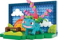 MEGA Pokémon Coffret de construction pour enfants avec 1figurine Scène du parc (220pièces)