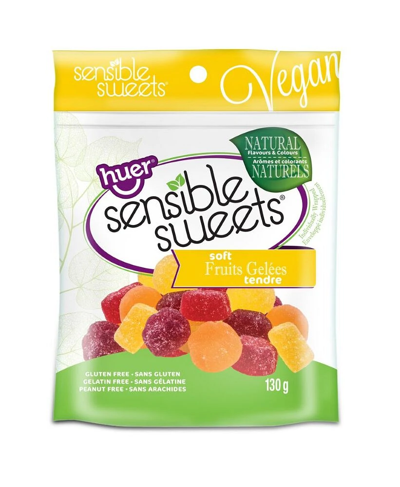 Huer Sensible Sweets Fruit Gelees 130g