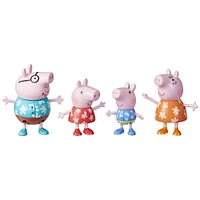 Peppa Pig Toys Peppa's Family Holiday, 4 Vacation-Themed Peppa Pig Figures, Preschool Toys