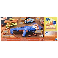 Nerf N Series Gear Up Pack, 3x Blasters, 18 Nerf N1 Darts Compatible Only with Nerf N Series Blasters - R Exclusive