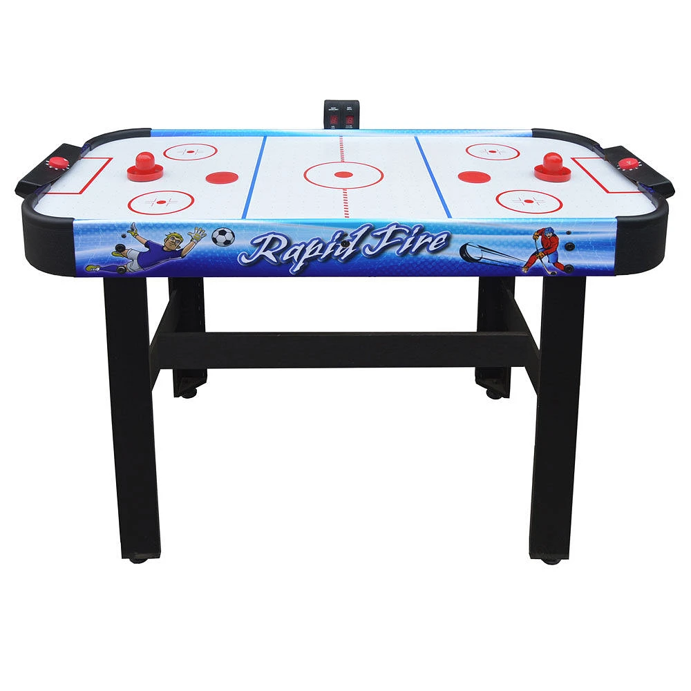 Table Rapid Fire d'air hockey multi jeux 3-en-un de 1,07 m (42 po)