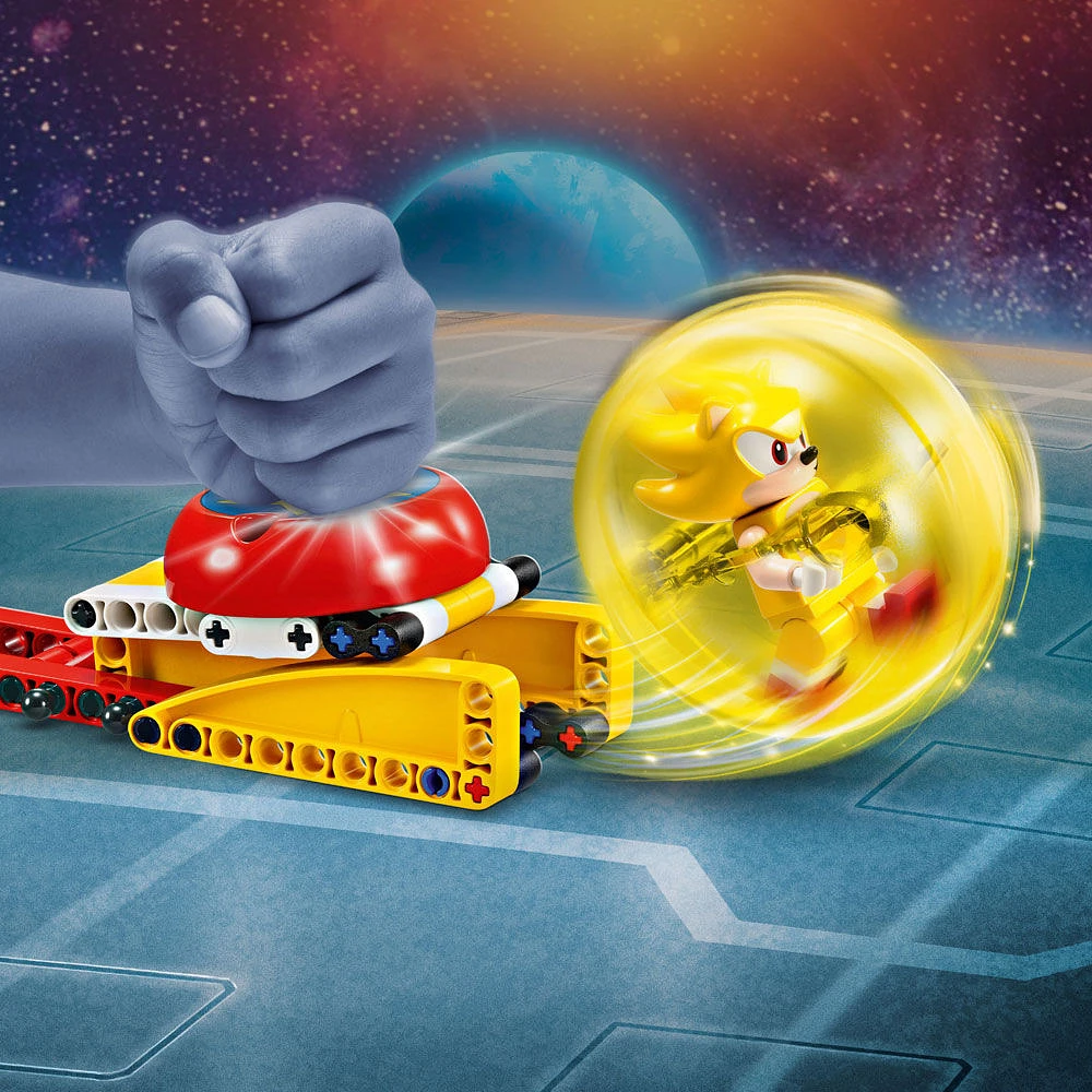 LEGO Sonic the Hedgehog: Super Sonic vs. Egg Drillster Gaming Toy with Shadow and Dr. Eggman, 76999