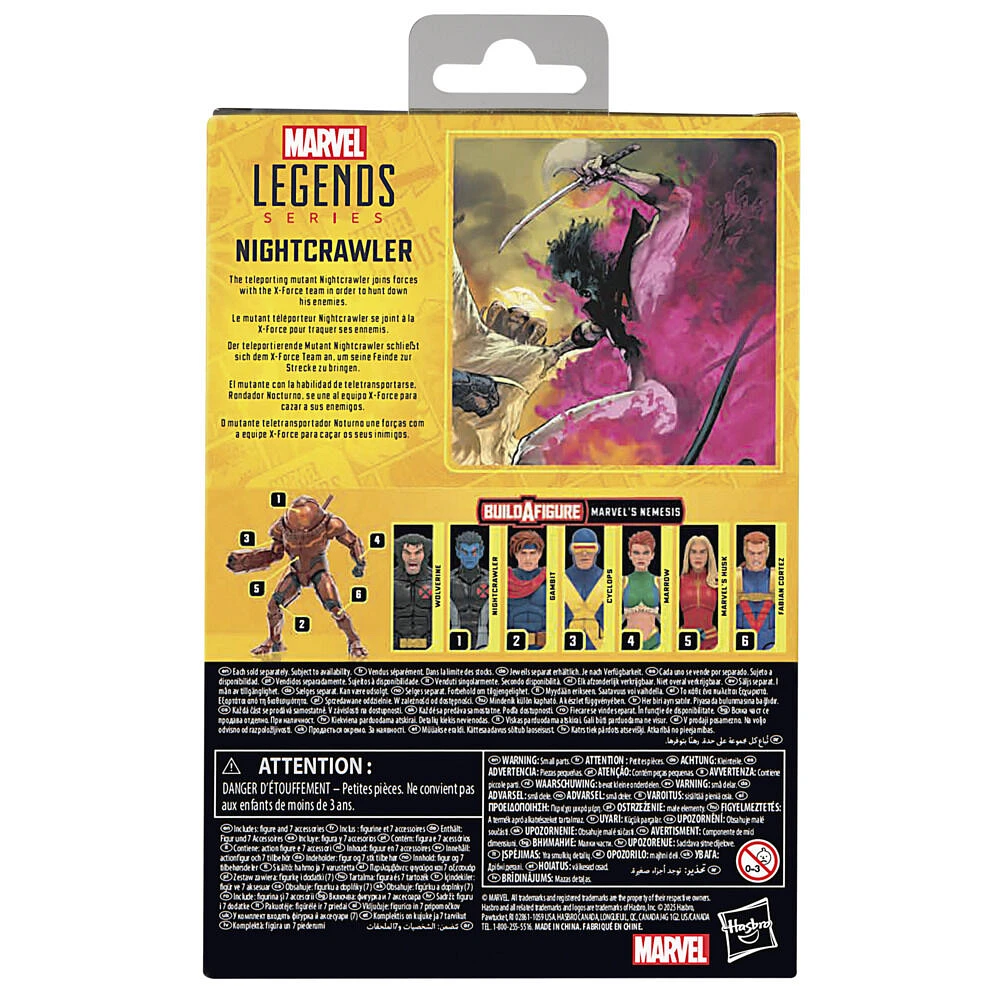 Marvel Legends Series Nightcrawler Comics Action Figure