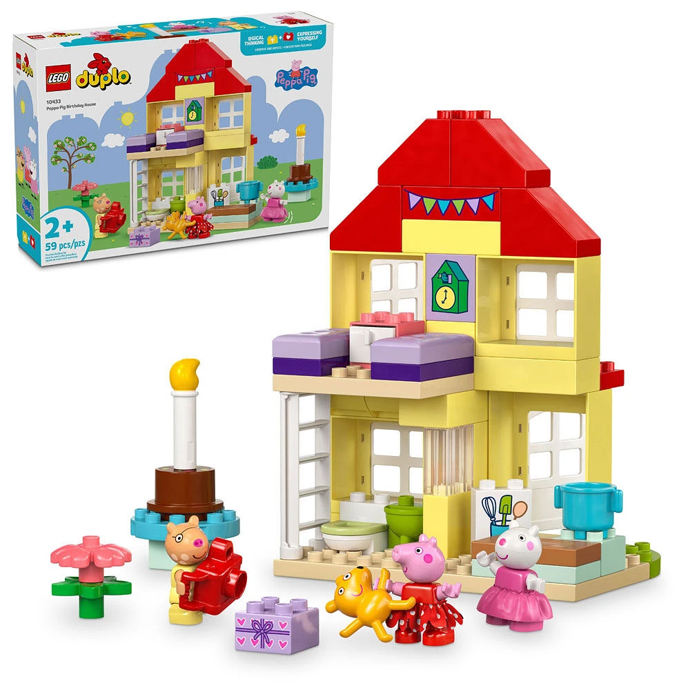 Ensemble de jeu LEGO DUPLO La maison d'anniversaire de Peppa Cochon 10433