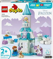 LEGO DUPLO Disney Anna and Elsa's Frozen Castle Party - Toddler Toy for Girls and Boys 2+ - 10455