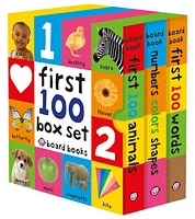 First 100 Board Book Box Set (3 books) - Édition anglaise