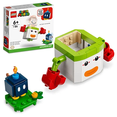 LEGO Super Mario Bowser Jr.'s Clown Car Expansion Set 71396 Building Kit (84 Pcs)