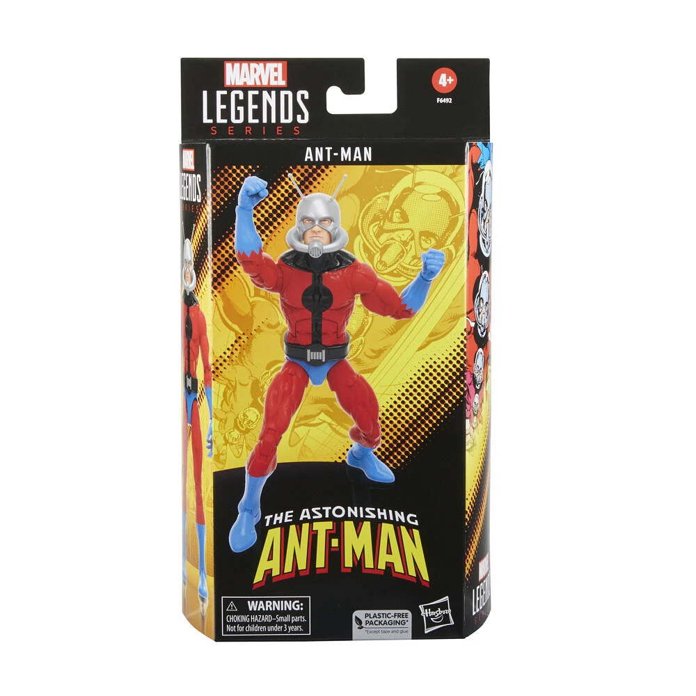 Hasbro Marvel Legends Series Ant-Man, The Astonishing Ant-Man Collectible 6 Inch Action Figures, 2 Accessories - R Exclusive