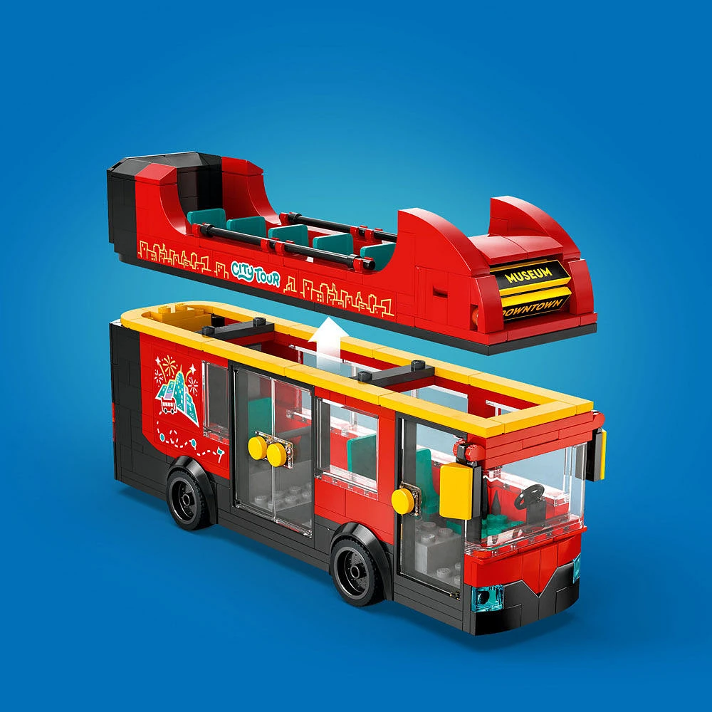 LEGO City Le bus touristique rouge à impériale 60407