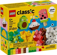 LEGO Classic Creative Food Friends Building Toy Set - Pretend Play Food for Kids, Boys and Girls - 11039