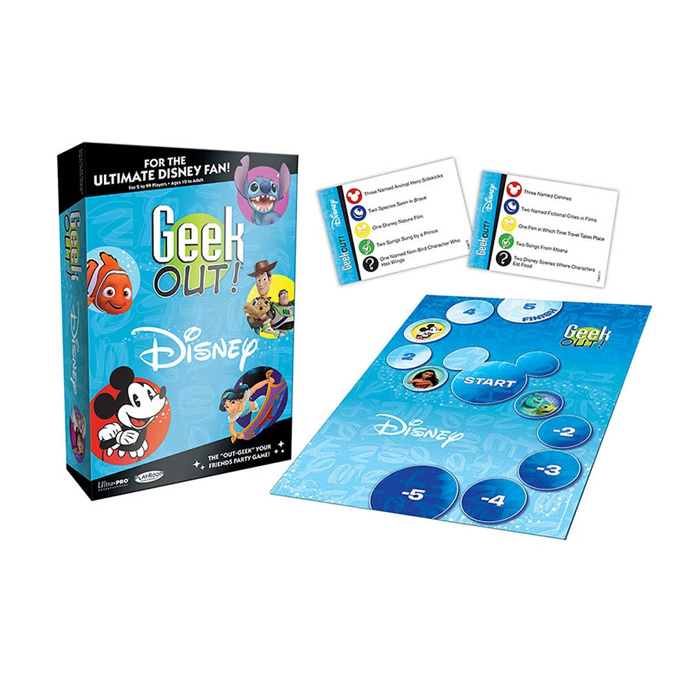 Geek Out! Disney Jeu De Plateau - Édition anglaise