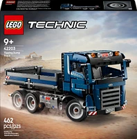 LEGO Technic Le camion à benne basculante, Ensemble de jouet pour enfants, Véhicule de construction bleu 42203