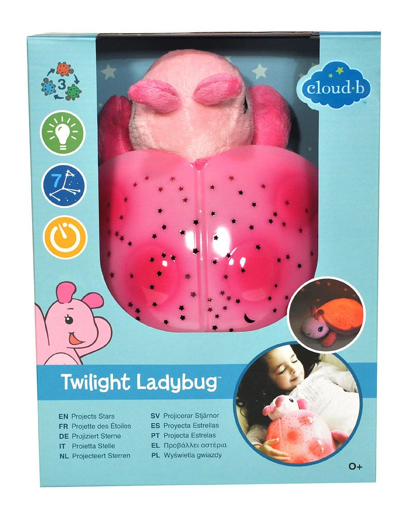 Cloud B Twilight Ladybug® Pink Constellation Nightlight