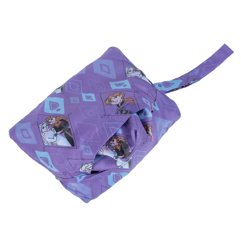 Disney Kids Frozen Fold Out Poncho Multi Purple