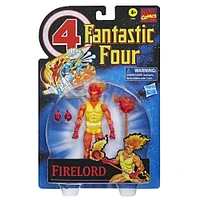 Marvel Legends Series Fantastic Four 6-inch Firelord Retro Action Figure Toy, Includes 2 Accessories