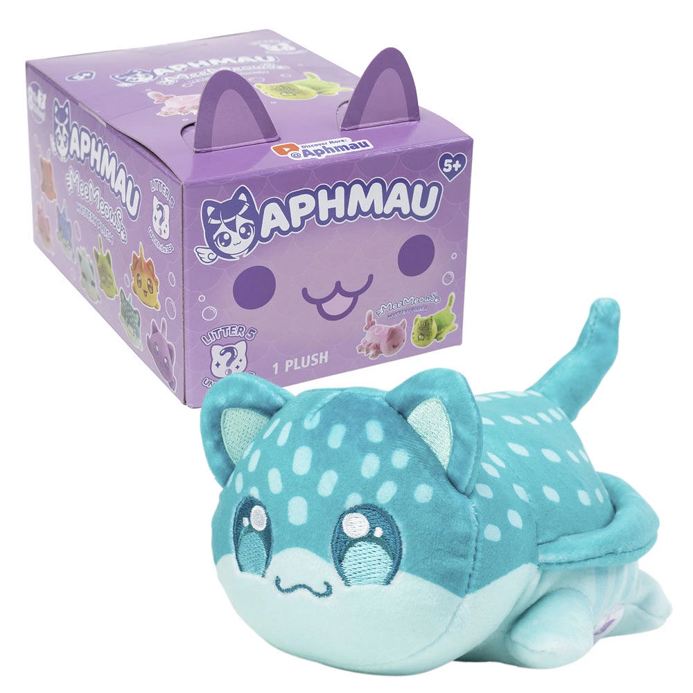 Peluche mystère Aphmau MeeMeow 6 po - Série 5 - Under the Sea