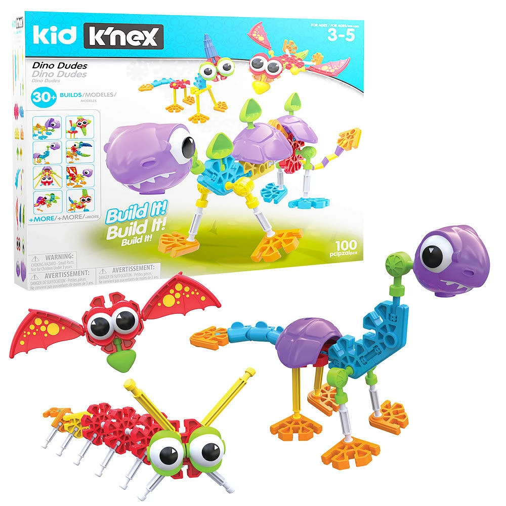 Ensemble de construction Kid K'Nex Dino Dudes