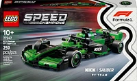 LEGO Speed Champions Voiture de course KICK Sauber F1 Team C44, Jouet de véhicule et pilote 77247