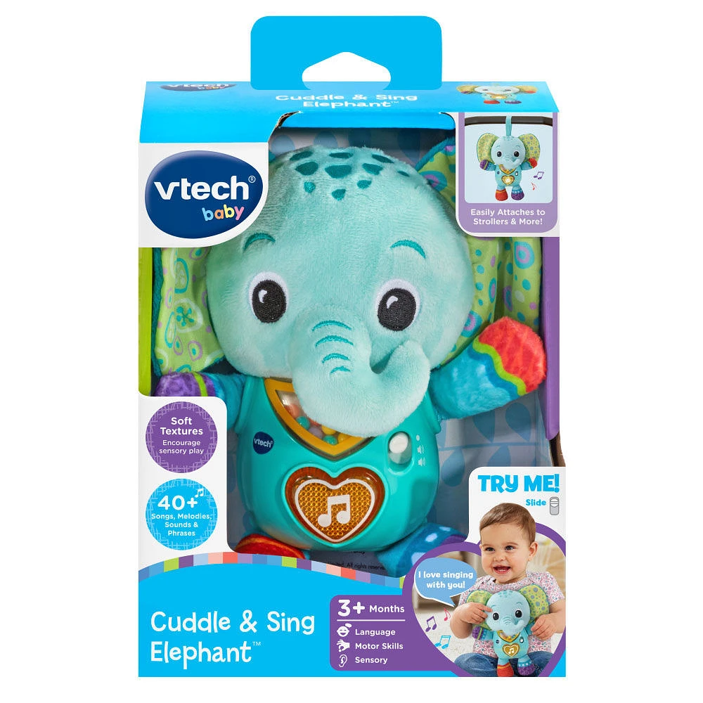 VTech Baby Cuddle & Sing Elephant - English Edition