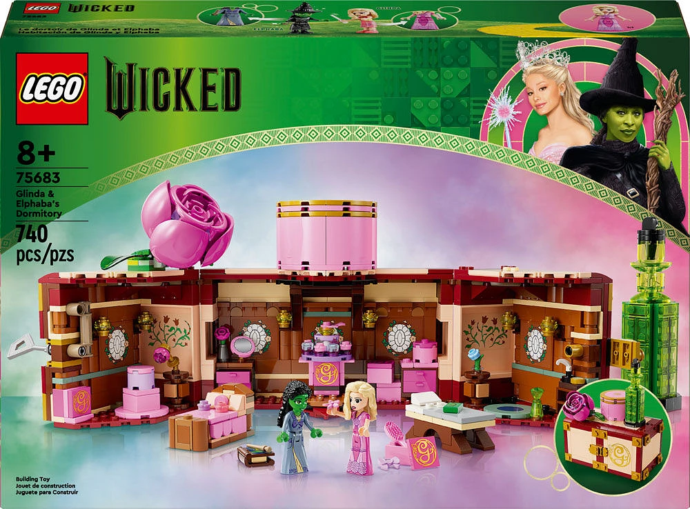 LEGO Wicked Le dortoir de Glinda et Elphaba Modèle de jouet à collectionner 75683