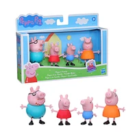 Peppa Pig Peppa's Adventures Peppa's Family Figure 4-Pack